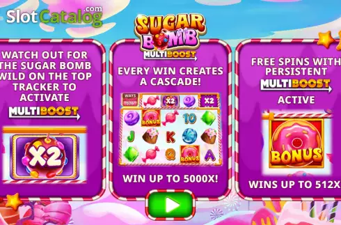 Скрин2. Sugar Bomb Multiboost слот