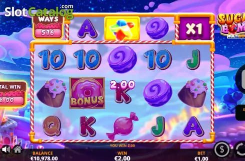 Скрин8. Sugar Bomb Multiboost слот