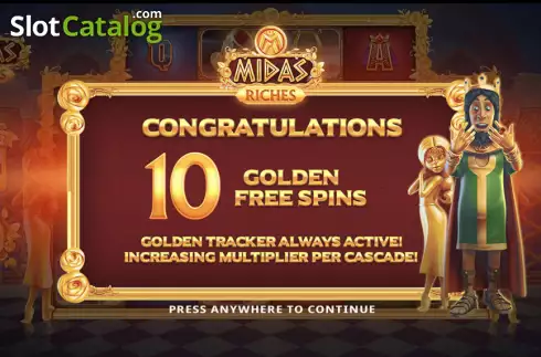Скрин3. Midas Riches слот