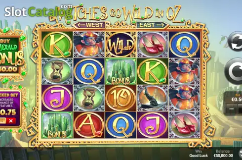 Скрин2. Witches Go Wild in Oz слот