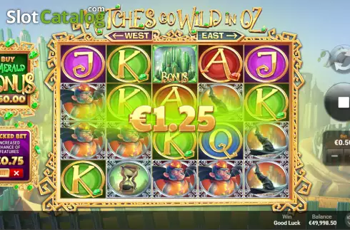 Скрин3. Witches Go Wild in Oz слот