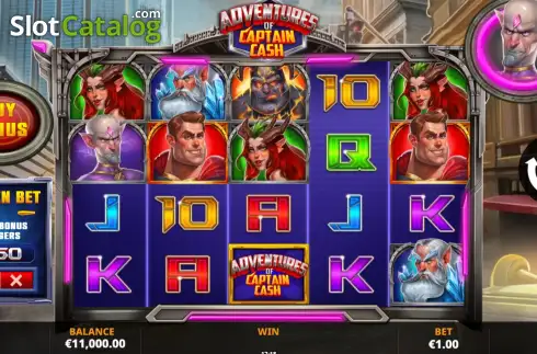Скрин2. Adventures of Captain Cash слот