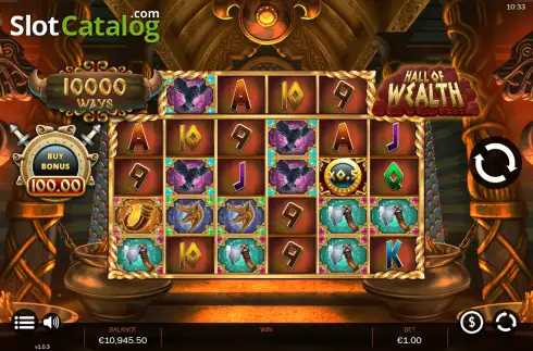 Скрин2. Hall of Wealth слот