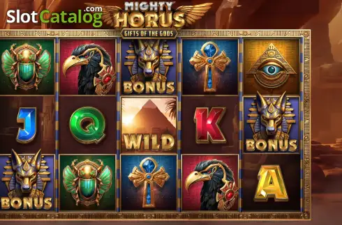 Скрин2. Mighty Horus Gifts of the Gods слот