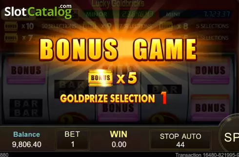 Скрин6. Lucky Goldbricks слот