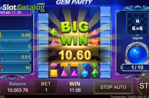 Скрин5. Gem Party слот