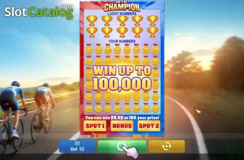 Скрин2. Go For Champion слот