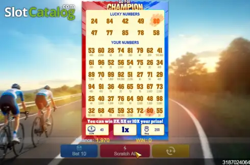 Скрин3. Go For Champion слот