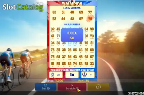 Скрин4. Go For Champion слот