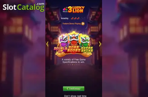 Скрин2. 3 Lucky Lion слот