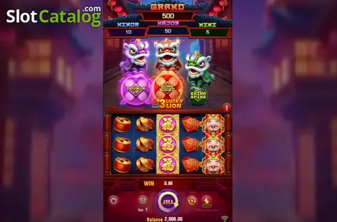 Скрин3. 3 Lucky Lion слот
