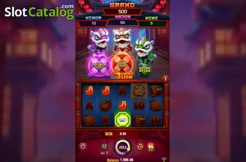 Скрин4. 3 Lucky Lion слот