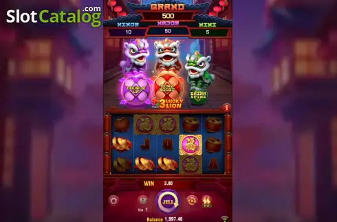 Скрин5. 3 Lucky Lion слот