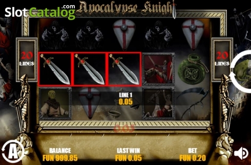 Скрин4. Apokalypse Knigts слот