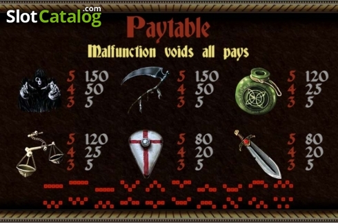 Скрин5. Apokalypse Knigts слот