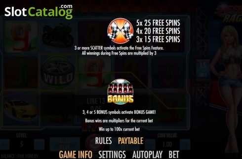 Скрин8. Speed Rage слот