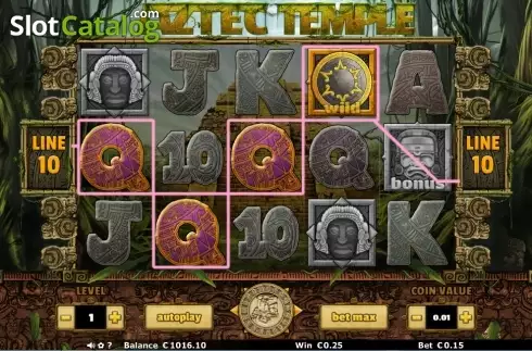 Скрин3. Aztec Temple (Join Games) слот