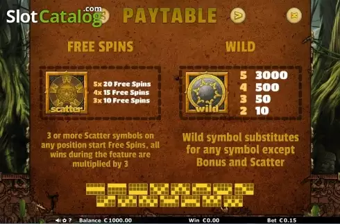 Скрин6. Aztec Temple (Join Games) слот