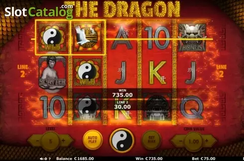 Скрин2. The Dragon слот