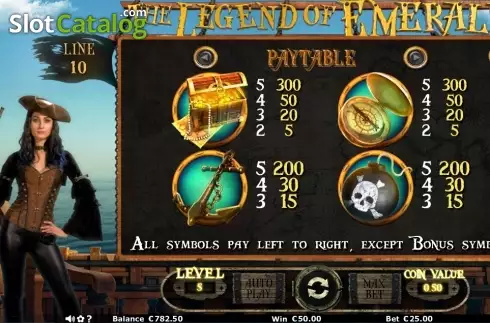 Скрин6. The Legend of Emerald слот