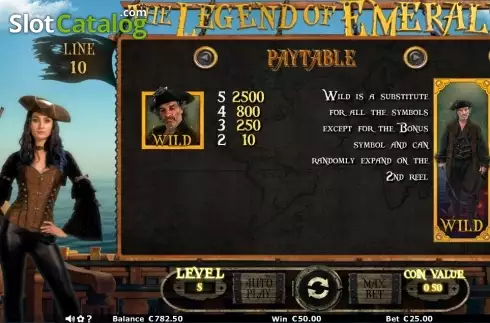 Скрин7. The Legend of Emerald слот