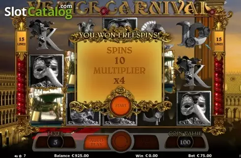 Скрин5. Venice Carnival слот