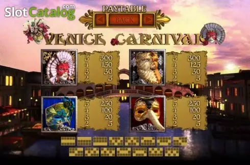 Скрин9. Venice Carnival слот