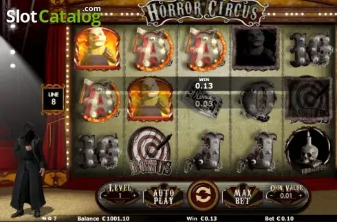 Скрин3. Horror Circus слот