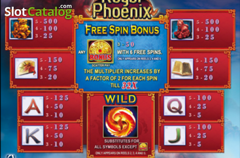 Скрин2. Royal Phoenix слот