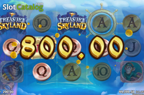 Скрин4. Treasure Skyland слот