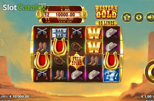 Скрин3. Western Gold слот