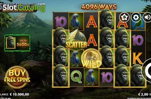 Скрин3. Silverback: Multiplier Mountain слот