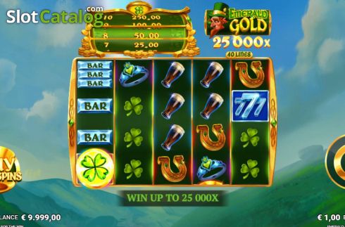 Скрин2. Emerald Gold (JustForTheWin) слот