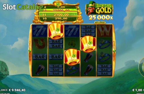 Скрин5. Emerald Gold (JustForTheWin) слот