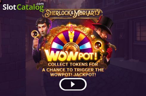 Скрин2. Sherlock and Moriarty WowPot слот