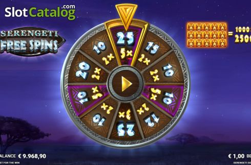 Скрин8. Serengeti Gold слот