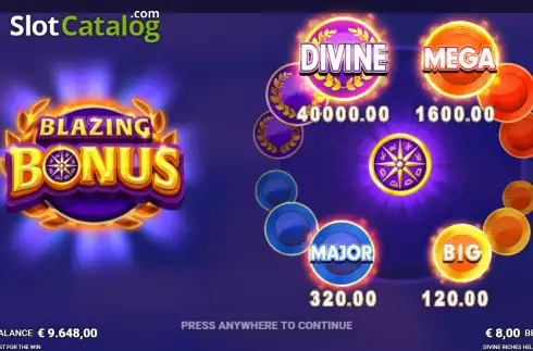 Скрин7. Divine Riches Helios слот