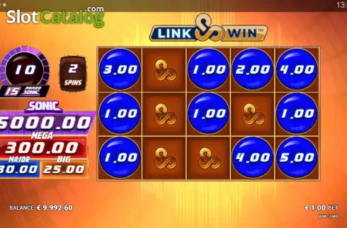 Скрин7. Sonic Links слот