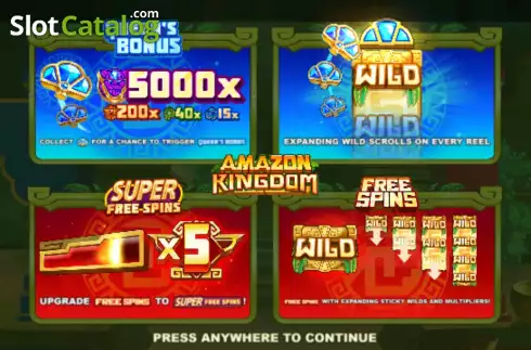 Скрин2. Amazon Kingdom слот