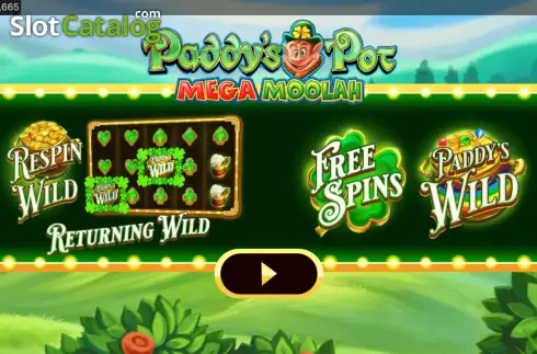 Скрин2. Paddy's Pot Mega Moolah слот