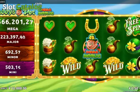 Скрин3. Paddy's Pot Mega Moolah слот