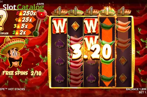 Скрин7. Chilli Pepe Hot Stacks слот