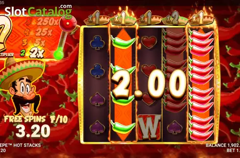 Скрин9. Chilli Pepe Hot Stacks слот