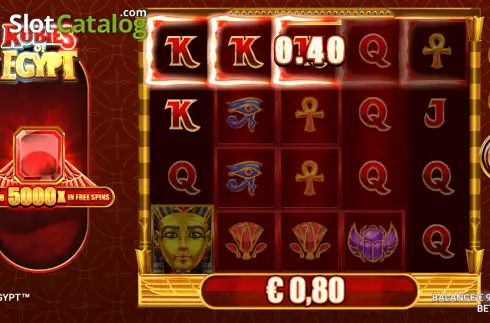 Скрин4. Rubies of Egypt слот