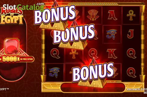Скрин7. Rubies of Egypt слот