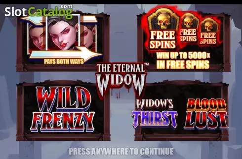 Скрин2. The Eternal Widow слот