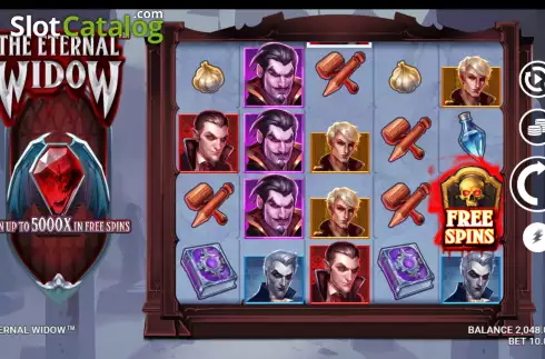 Скрин3. The Eternal Widow слот