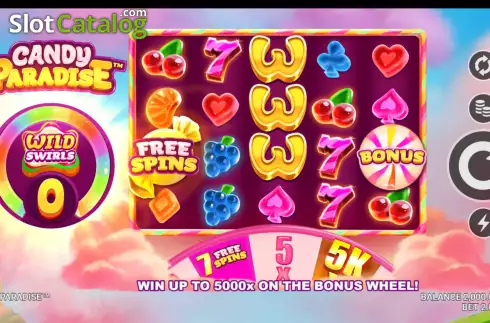 Скрин3. Candy Paradise слот