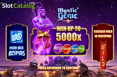 Скрин2. Mystic Genie слот