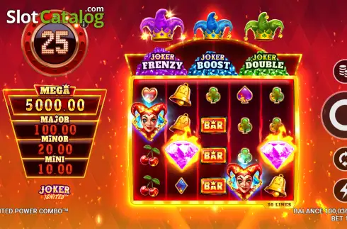 Скрин2. Joker Ignited Power Combo слот